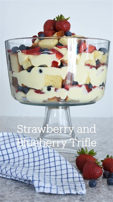 Strawberry And Blueberry Trifle Artofit