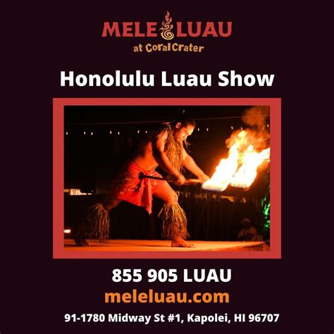 Honolulu Luau Show Mele Luau Mele Luau Is Oahus Latest Luau The Ko