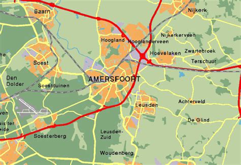 Kaart Van Amersfoort Centrum Vogels