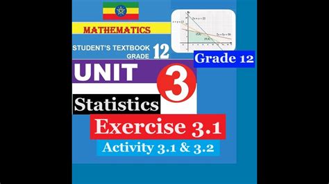 Mathematics Grade 12 Unit 3 Exercise 3 1 And Activity 3 1 3 2