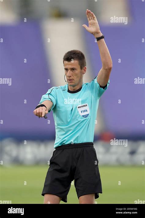 Match Referee Benoit Bastien Stock Photo Alamy