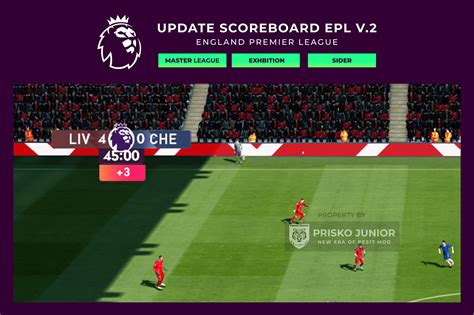 Pes New Epl Scoreboard V Release