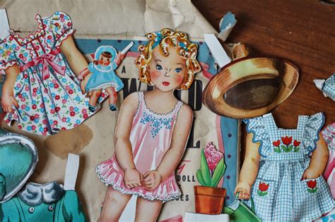 Helen and Her Daughters: Vintage Paper Doll