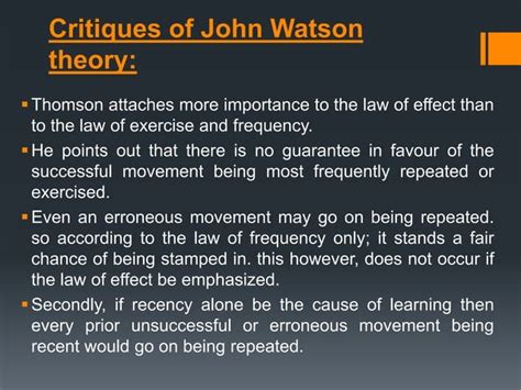 Behaviorism John B Watson Ppt