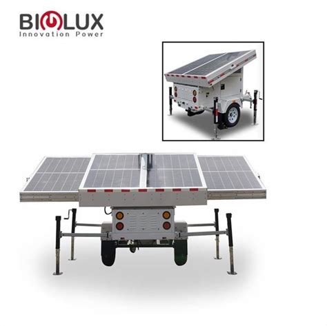 Solar Generator Trailer With Inverter Manufacturer, Supplier, Factory ...