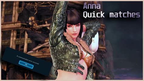 Tekken Anna Online Quick Matches Ragequit Pc Youtube