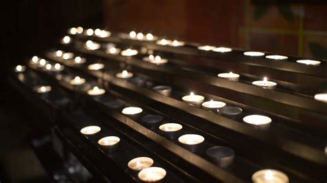 Candles In Church Faith Pray Stock Footage SBV-310059583 - Storyblocks