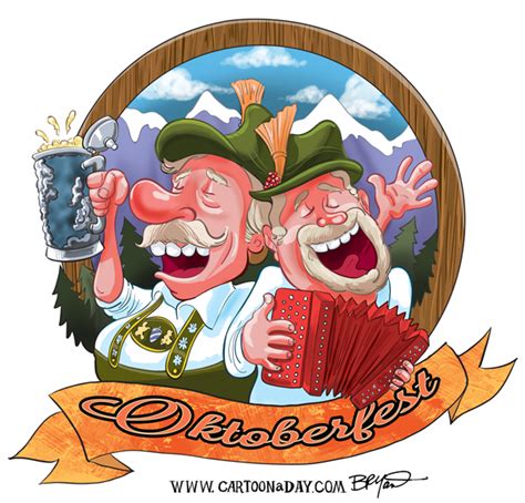 Oktoberfest Logo Cartoon