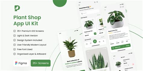 Plant Shop App UI Kit Community Figma Community