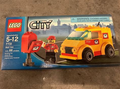 Lego 7731 City Mail Van Brand New Sealed Box Retired Rare Ebay