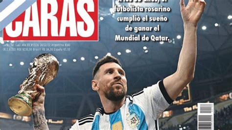 Lionel Messi levantando la copa se convirtió en una tapa histórica para