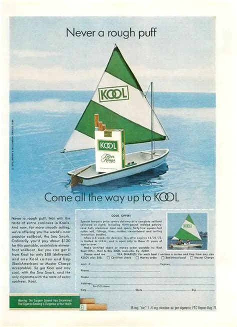 Kool Sailboat 1971 Marketing Genius • Thumbwind