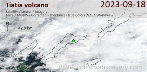 Latest satellite images of Tiatia volcano | VolcanoDiscovery