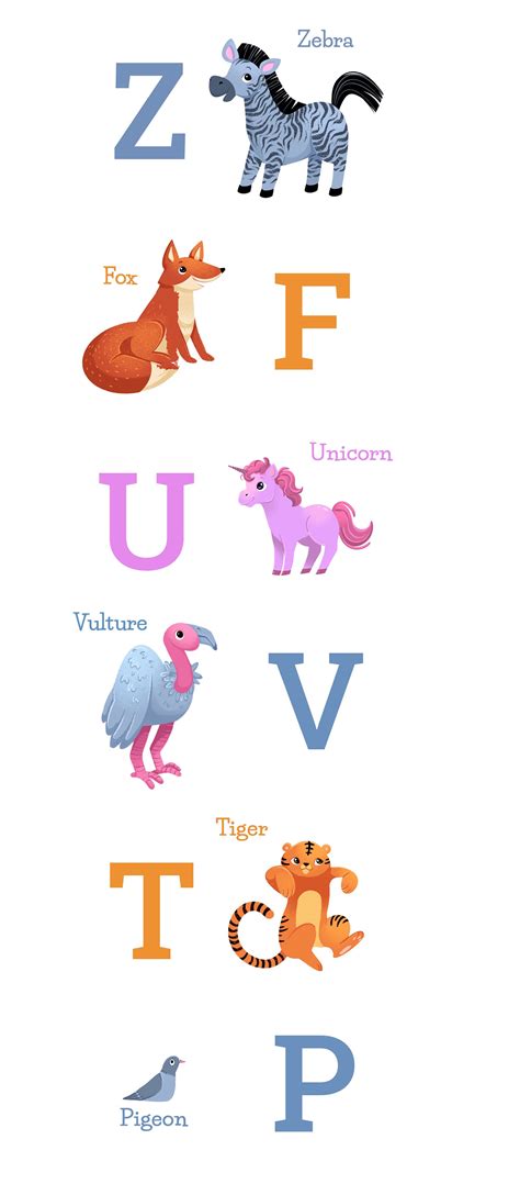 Animal Alphabet Illustration for children :: Behance