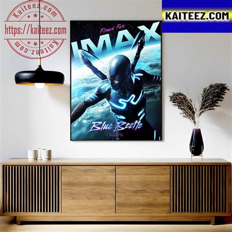 Blue Beetle New Poster Movie Filmed For IMAX Art Decor Poster Canvas ...