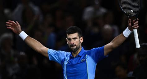 Tennis à Paris Djokovic se venge de Rune tennis Masters 1000 de