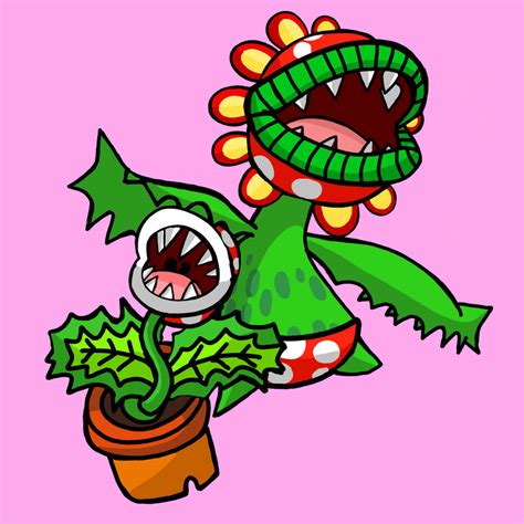 Piranha Plant And Petey Piranha By Robynhillzoneact25 On Deviantart