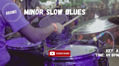 Drumless Slow Minor Blues Backing Track Jam Youtube