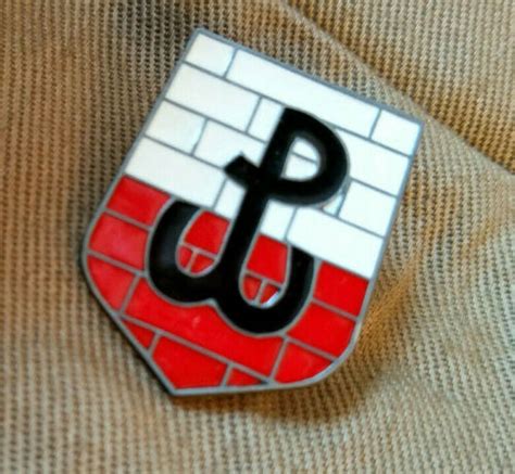 Poland Polish Ak Anchor Home Army Ww2 Wwii Pin Warsaw Uprising World