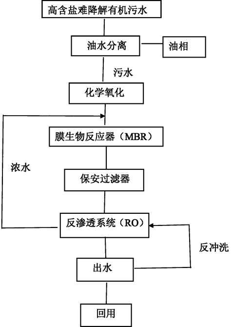 高含盐难降解有机污水处理方法