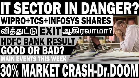 IT SECTOR IN DANGER INFY WIPRO வததடட EXIT ஆகரலம HDFC BANK