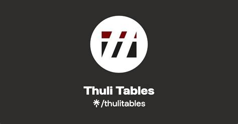 Thuli Tables Facebook Linktree