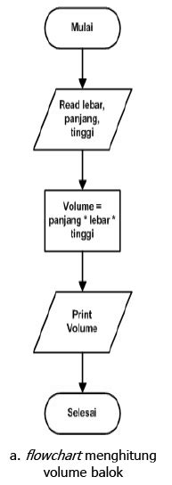 Flowchart Untuk Menghitung Volume Balok Berikut Imagesee