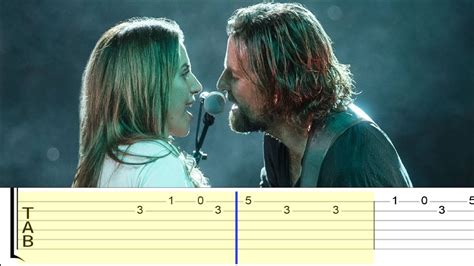 Lady Gaga Bradley Cooper Shallow A Star Is Born Easy Guitar Tabs