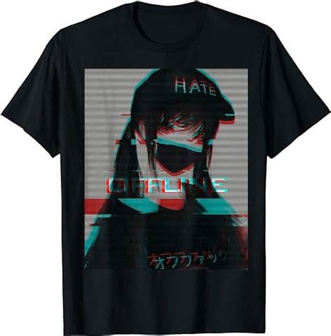 Aesthetic Vaporwave Japanese Futurism Tee Anime Retro T Shirt