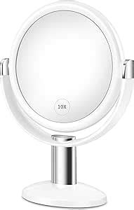 YoHumk Miroir De Maquillage Avec Grossissement 1X 10X Miroir