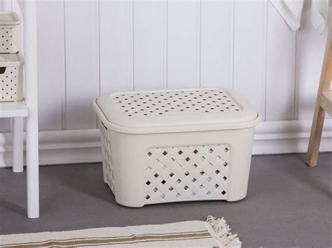 Tontarelli Laundry Basket With Lid S Luxury Life Kuwait