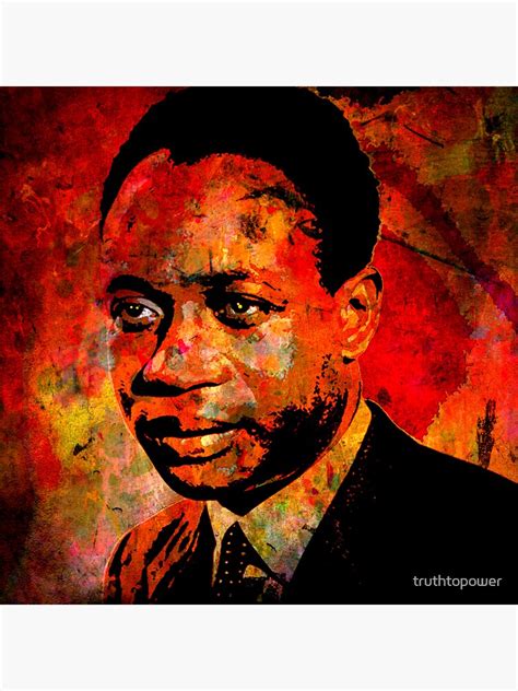 Kwame Nkrumah Sticker For Sale By Truthtopower Redbubble