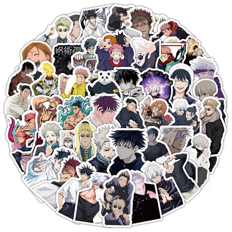 10 30 50 100pcs Jujutsu Kaisen Anime Stickers Ryomen Sukuna Satoru Gojo