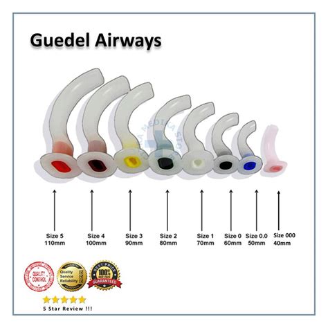 Guedel Airway Oropharyngeal Airway Opa Pattern Airway Biru