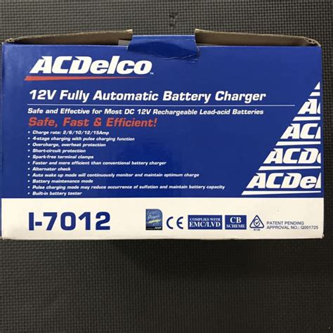 ACDelco 12v Fully Automatic Battery Charge Car Accessories On Carousell