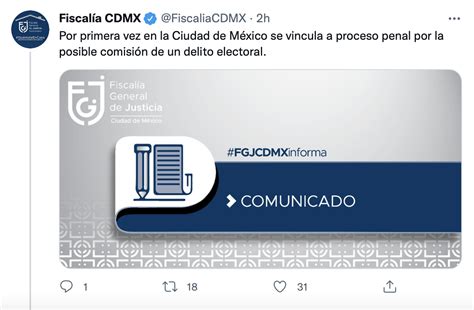 Surge Primera Vinculación A Proceso En Cdmx Por Delito Electoral Mvs