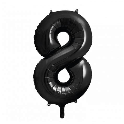 34" Giant Black Number Balloon 0-9 | The Party Darling