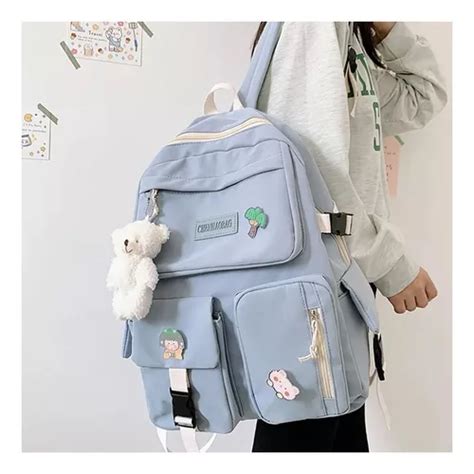 Mochila Escolar De Viaje Kawaii De Estilo Coreano Env O Gratis