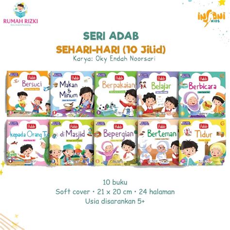 Jual Buku Anak Seri Adab Sehari Hari Gema Insani Shopee Indonesia