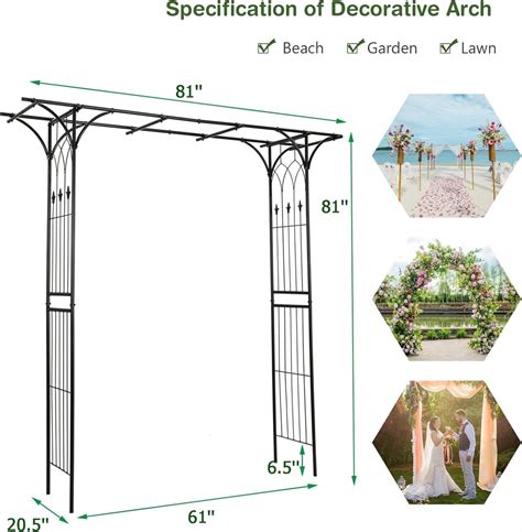 Metal Garden Arbor Wedding Arch With Trellis Sale Shop By