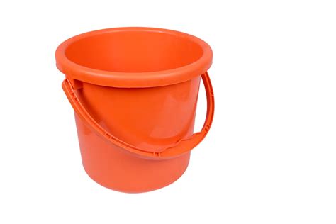 Orange Plastic Bucket 6 Liter Model Namenumber B5 Capacity 6ltr At