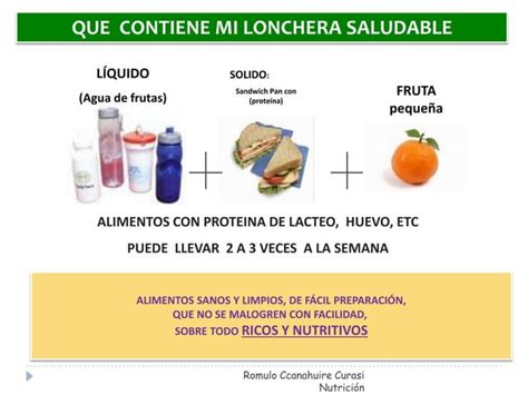 Lonchera Nutritiva 2014 PPT Descarga Gratuita