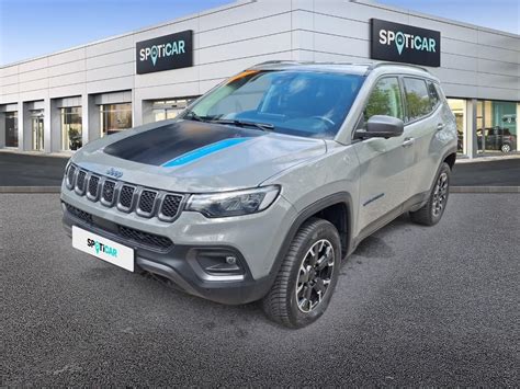 Jeep Compass 1 3 Phev T4 240 Ch 4xe Eawd Trailhawk Hybride Rechargeable De 2021 Avec 52367 Km À