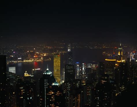 China Hong Kong Hong Kong Island Skyline At Night Photo Eye