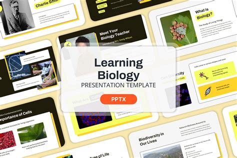 Learning Biology - Powerpoint Templates Graphic by Moara · Creative Fabrica