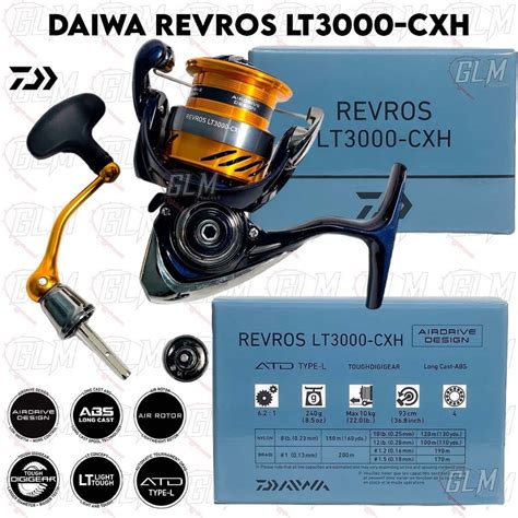 DAIWA 2023 REVROS LT3000 CXH SPINNING FISHING REEL Shopee Malaysia