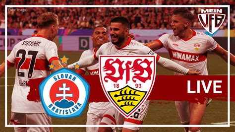 Vfb Stuttgart Bei Slovan Bratislava Das Spiel Im Liveticker Fu Ball