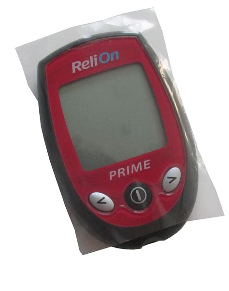 ReliOn Prime Blood Glucose Meter Red Colour Amazon In Industrial