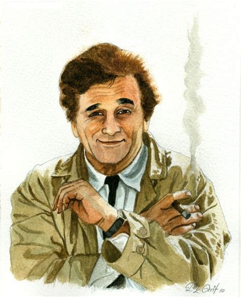 Columbo Columbo Columbo Peter Falk Caricature