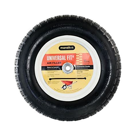 Marathon 20265 Universal Fit Pneumatic Air Filled Wheelbarrow Tire 3